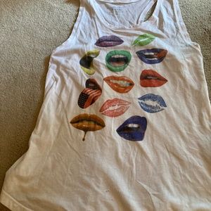 Californian Vintage Tank with Multiple Lips
